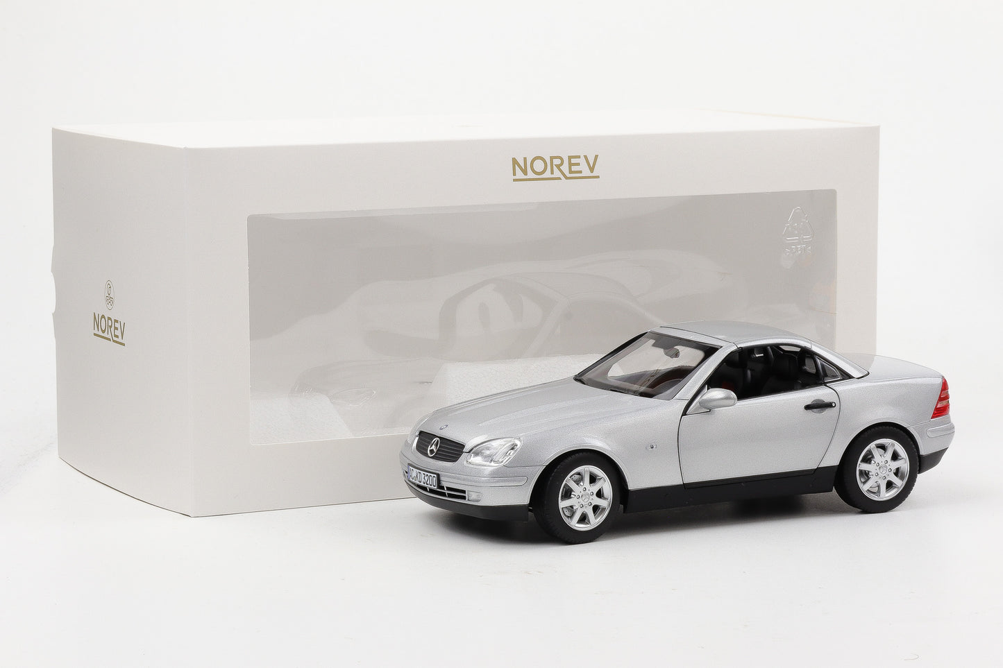 1:18 Norev Mercedes Benz SLK 200 Roadster R170 1996-2000 brillant silber