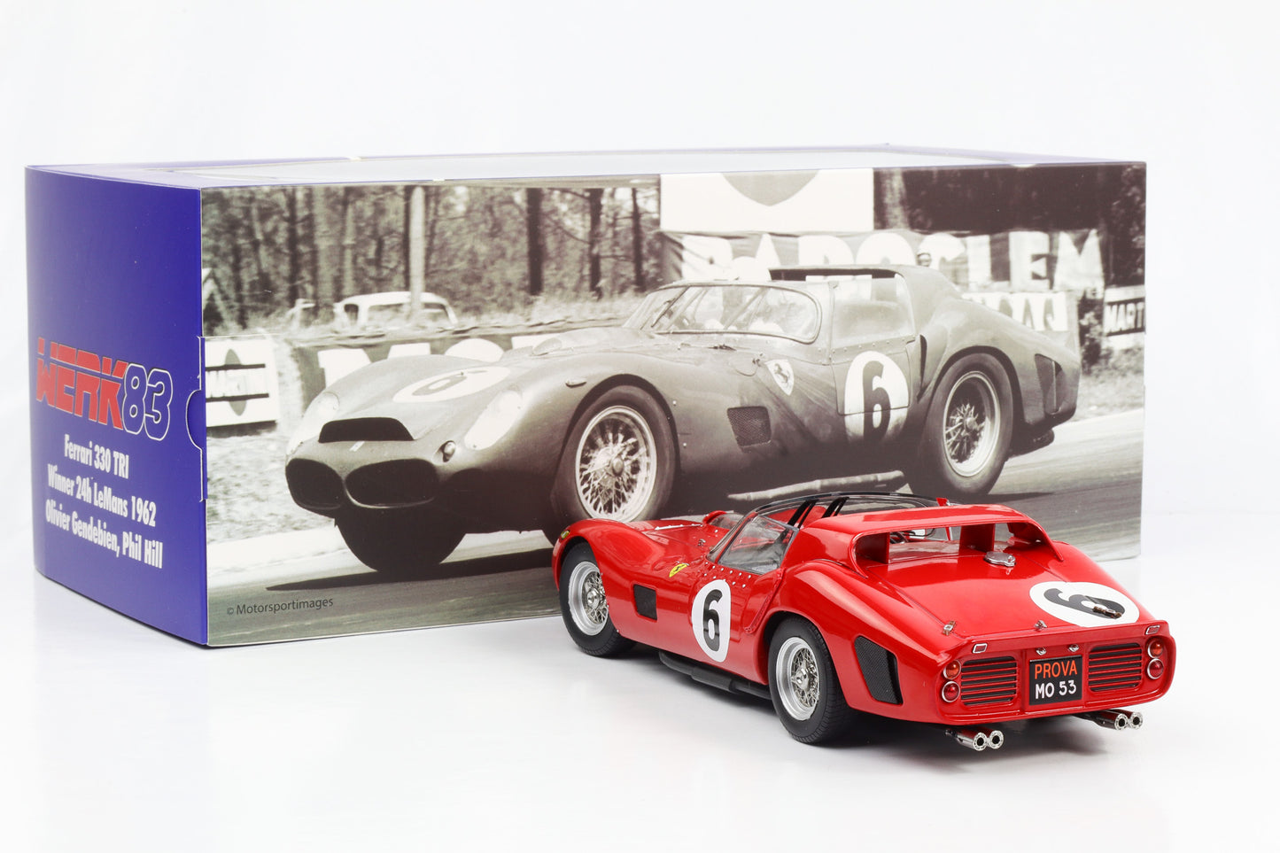 1:18 Ferrari 330 TRI #6 Sieger 24h LeMans 1962 Gendebien, Hill 1:18 WERK83