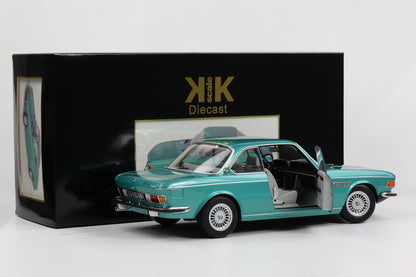 1:12 KK-Scale BMW 3.0 CSI E9 mit Alpina Felgen 1971 türkis metallic diecast