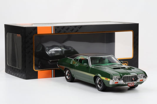 1:18 IXO Ford Gran Torino Movie Eastwood Sport 2-Door 1972 greenmetallic
