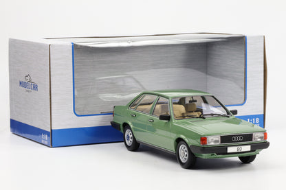 1:18 MCG Audi 80 B2 1978 hellgrün metallic diecast