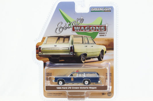 1:64 Estate Wagons Serie 7 1984 Ford LTD Crown Victoria Wagon dunkelblau Greenlight