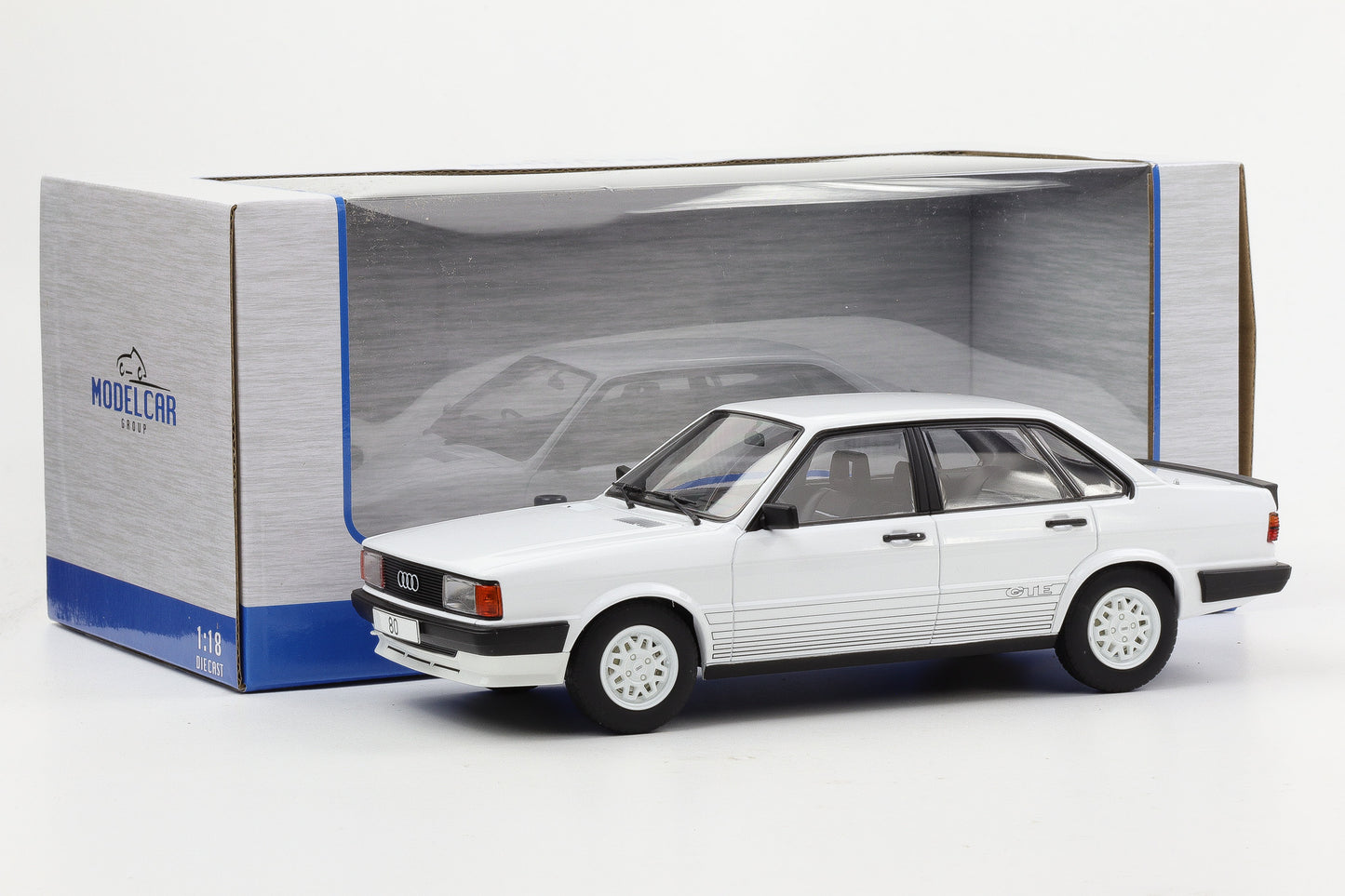 1:18 MCG Audi 80 GTE B2 1978 weiss diecast