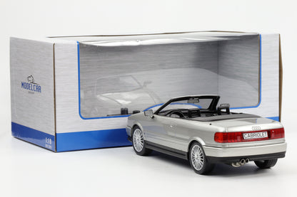1:18 MCG Audi 80 B3 Cabrio 1991 silber diecast