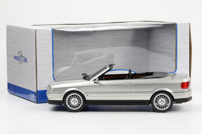 1:18 MCG Audi 80 B3 Cabrio 1991 silber diecast