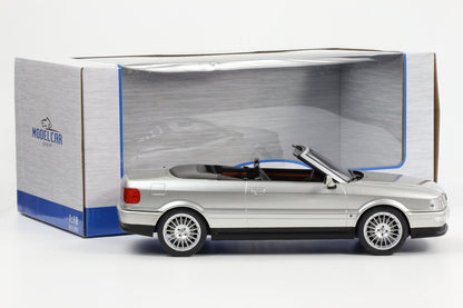 1:18 MCG Audi 80 B3 Cabrio 1991 silber diecast