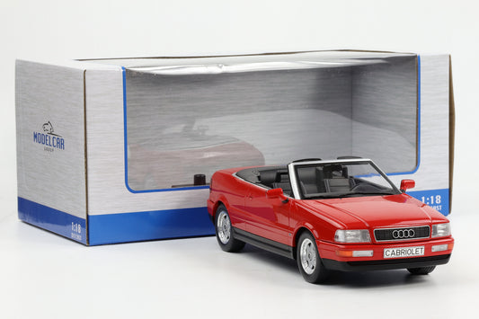 1:18 MCG Audi 80 B3 Cabrio 1991 rot diecast