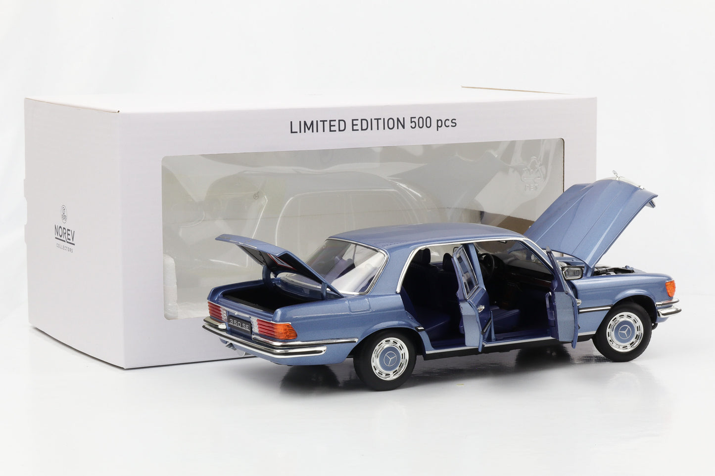 1:18 Mercedes-Benz 350 SE W116 1973 blaumetallic Norev limited