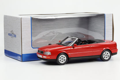 1:18 MCG Audi 80 B3 Cabrio 1991 rot diecast