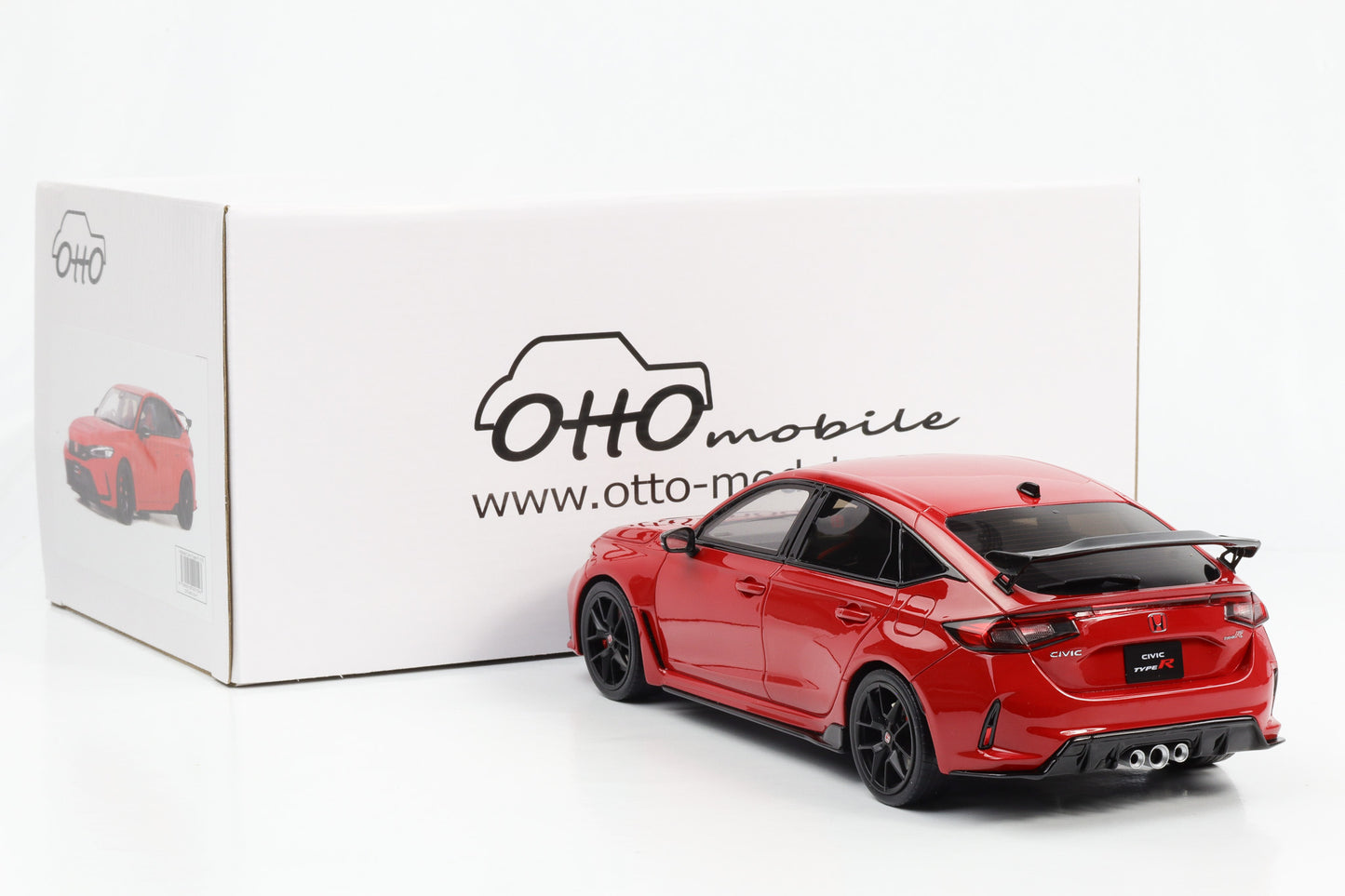 1:18 Honda Civic Type R 2022 rot Ottomobile OT067 Resin NEU OVP