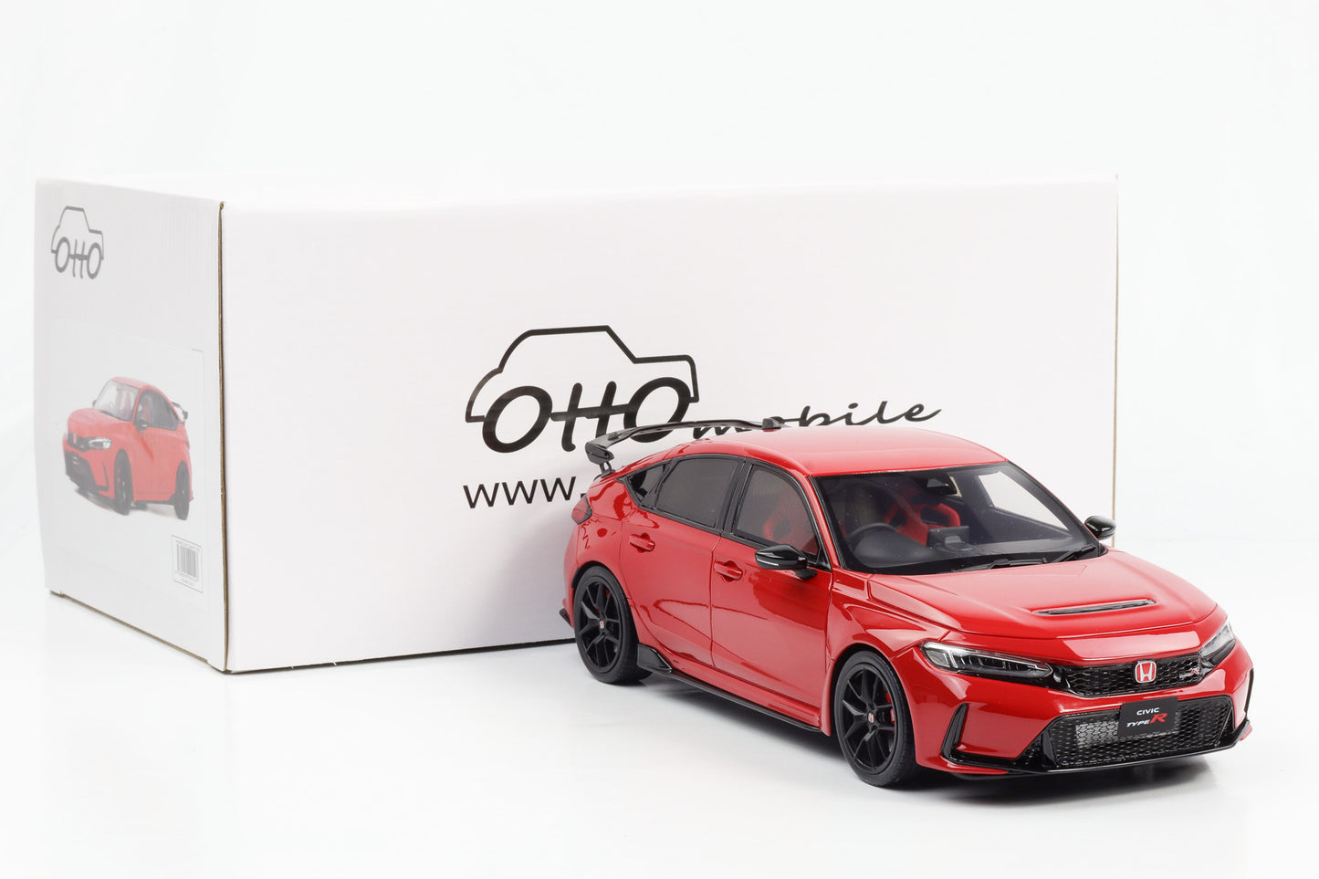 1:18 Honda Civic Type R 2022 rot Ottomobile OT067 Resin NEU OVP