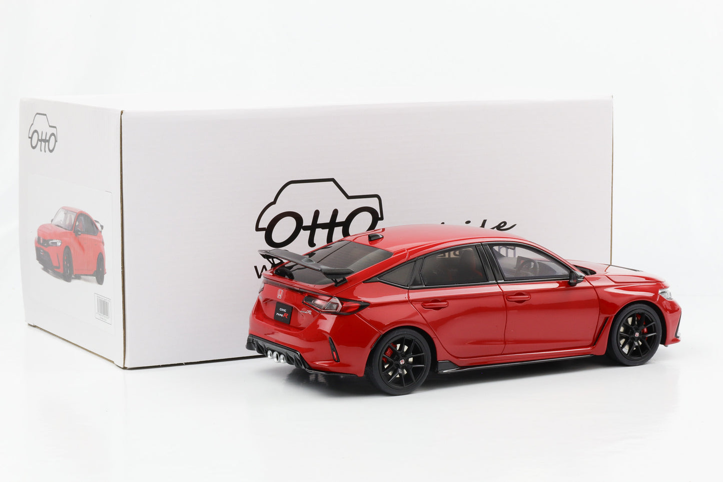 1:18 Honda Civic Type R 2022 rot Ottomobile OT067 Resin NEU OVP