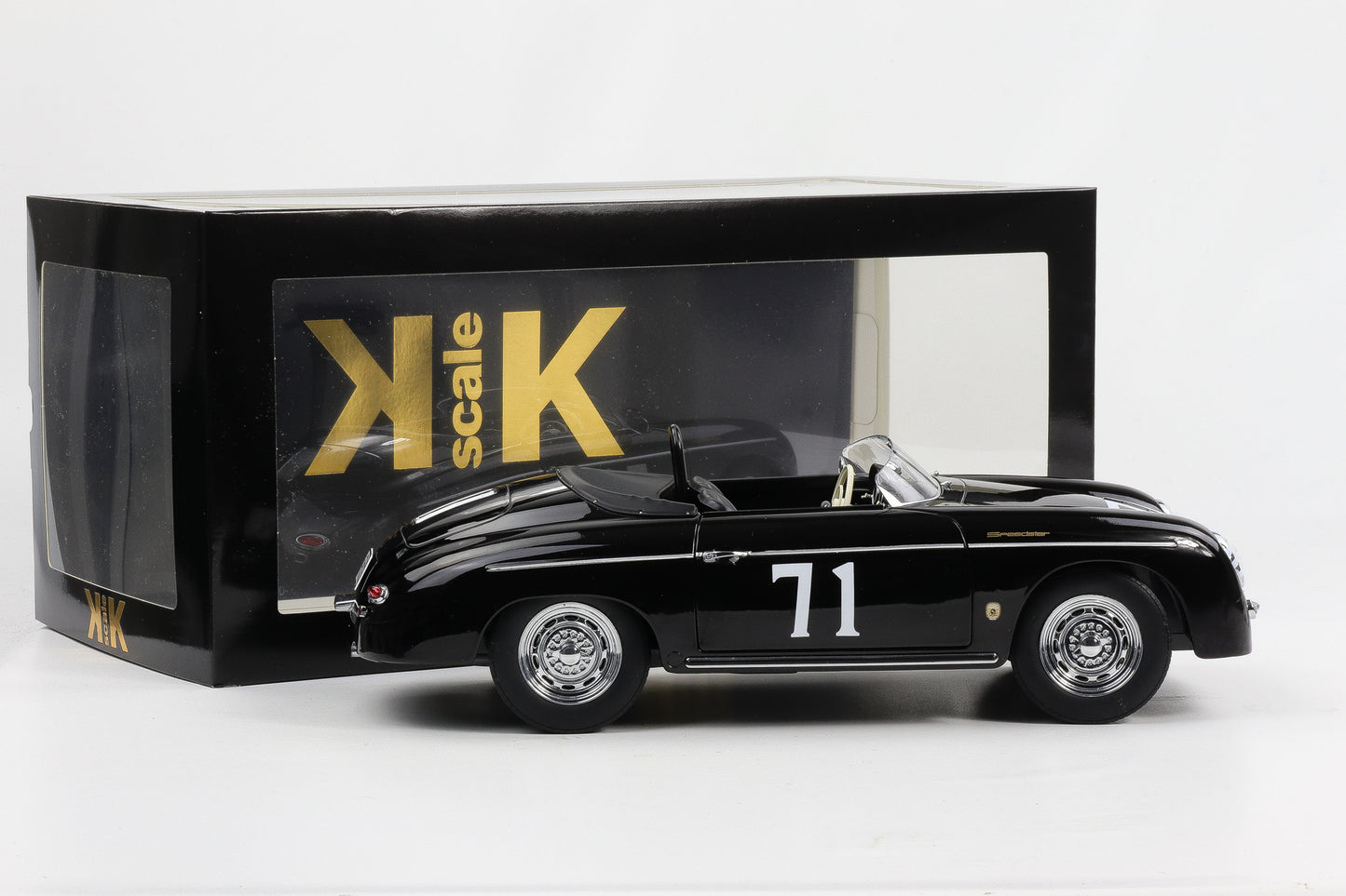 1:12 KK-Scale Porsche 356 A Speedster #71 schwarz Steve McQueen 1955