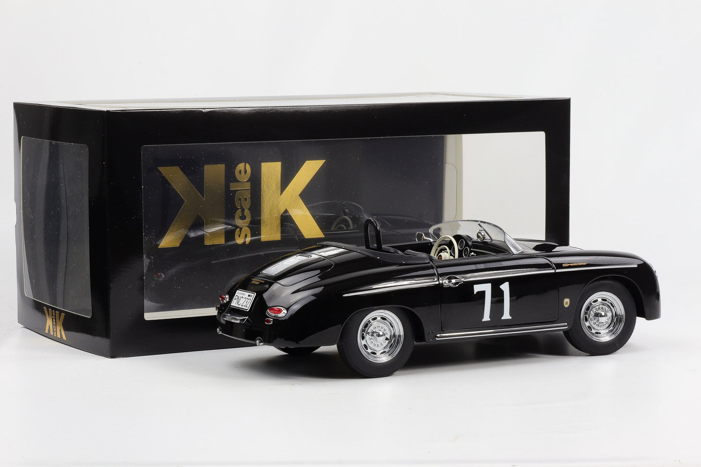1:12 KK-Scale Porsche 356 A Speedster #71 schwarz Steve McQueen 1955