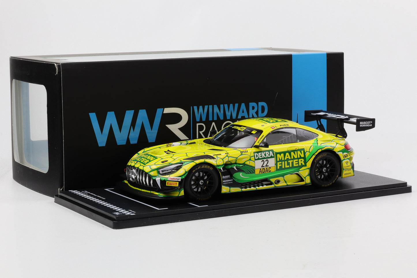 1:18 IXO Mercedes-AMG GT3 Evo #22 Mamba DTM 2024 Lucas Auer MANN-Filter