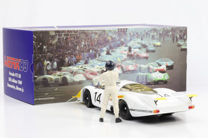 1:18 Porsche 917 LH #14 24h LeMans 1969 Stommelen Ahrens jr. WERK83 + Figur