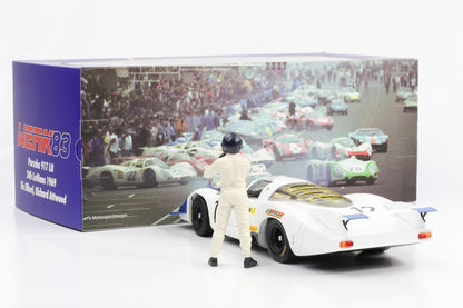 1:18 Porsche 917 LH #12 24h LeMans 1969 Elford Attwood WERK83 + Figur