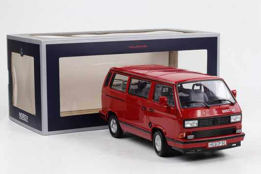 1:18 Norev VW Volkswagen Bus T3 REDSTAR Multivan 1990 limited diecast 188542