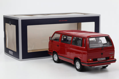 1:18 Norev VW Volkswagen Bus T3 REDSTAR Multivan 1990 limited diecast 188542