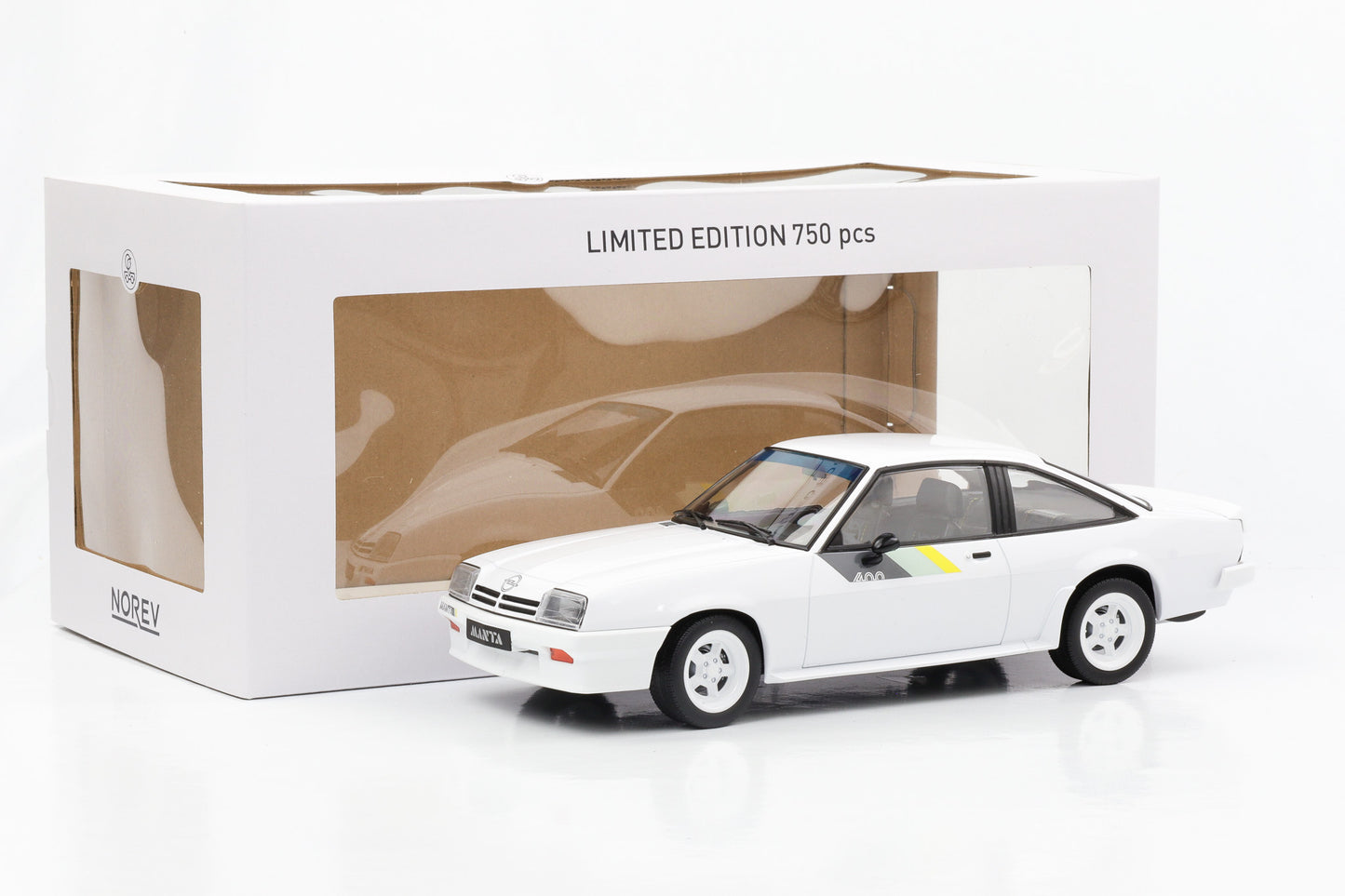 1:18 Opel Manta 400 1982 weiss Norev 183302 diecast limited