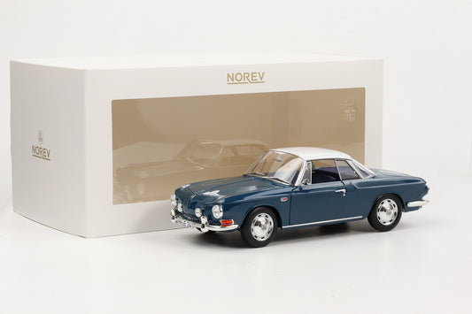 1:18 Norev VW Volkswagen Karmann Ghia 1500 Typ 34 1961 Sea blue/ white limited