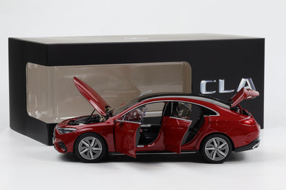 1:18 NZG Mercedes Benz CLA 2025 Modell C174 4-door patagonienrot Dealer