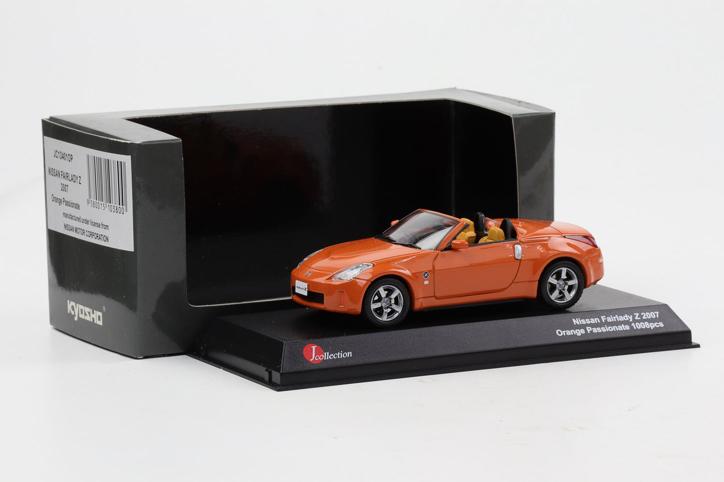 1:43 Kyosho Nissan Fairlady Z 2007 orange Passionate JC13401OP