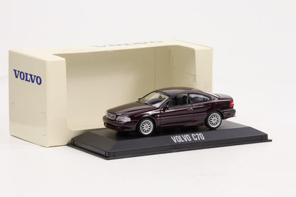 1:43 Minichamps Volvo C70 dunkellila metallic diecast dealer