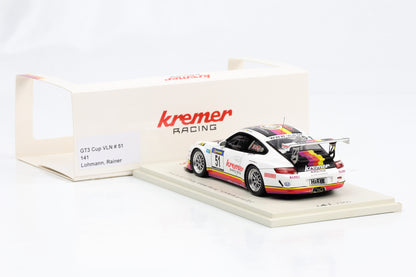 1:43 Porsche 997 GT3 #51 Cup Kremer Racing VLN Nürburgring 2012 Spark