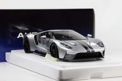 1:12 AUTOart Ford GT 2017 Ingot Silver with Black stripes 12108