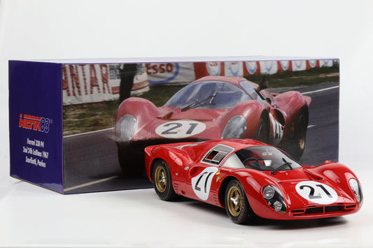 1:12 WERK83 330 P4 #21 2nd 24h LeMans 1967 Scarfiotti Parkes resin
