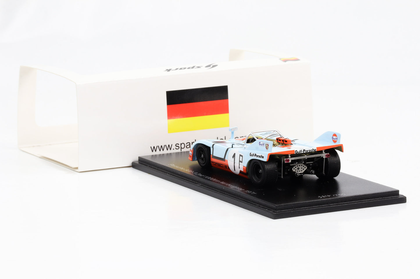 1:43 Porsche 908/03 John Wyer Gulf 1000 km Nürburgring 1971 Siffert Spark 1:43 SG519 (Kopie)