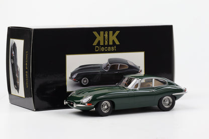 1:18 KK Scale Jaguar E-Type Coupe MK1 Series 1 1961 RHD green metallic diecast