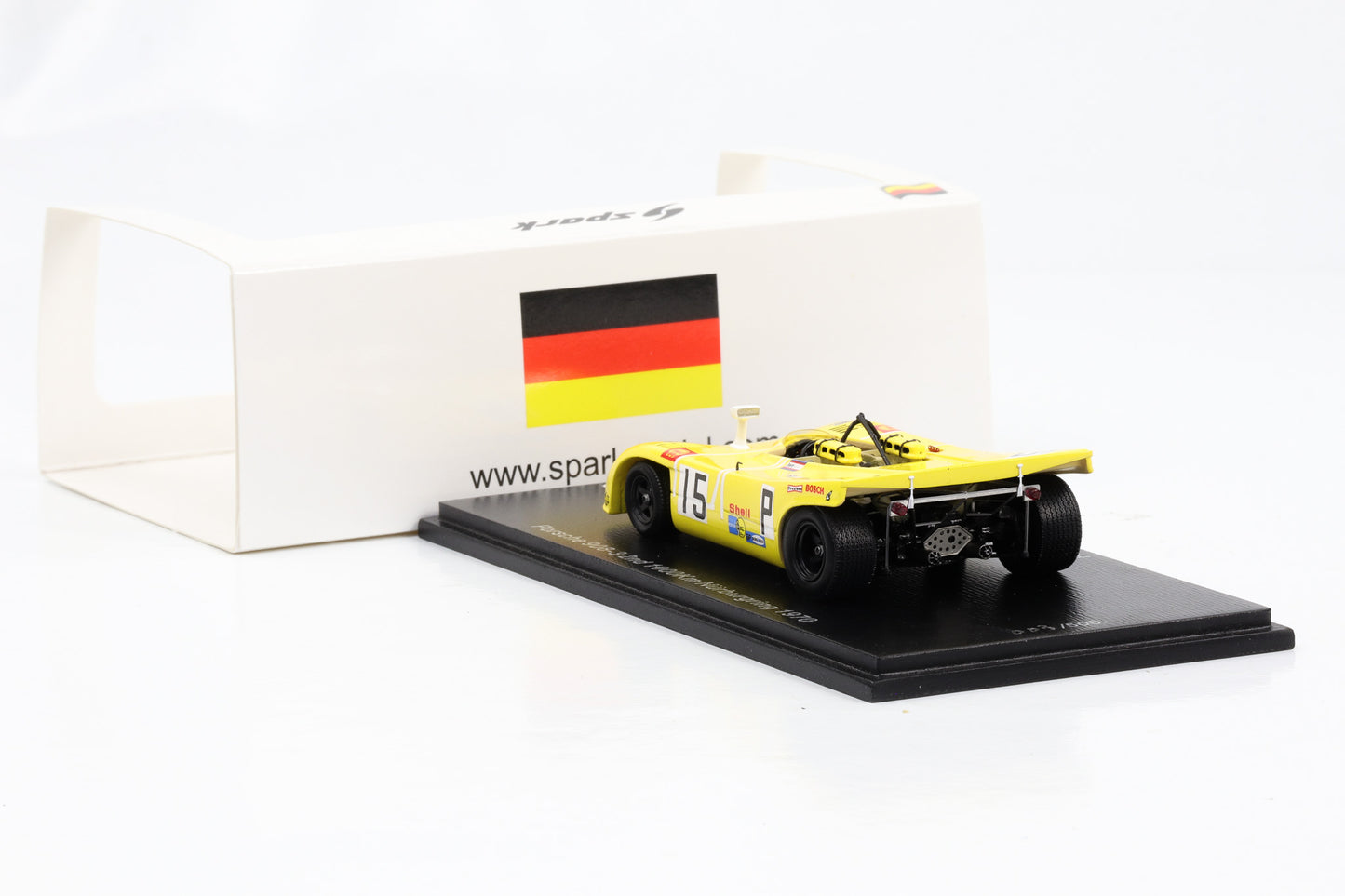 1:43 Porsche 908/03 1000 km Nürburgring 1970 Herrmann Attwood Spark SG828