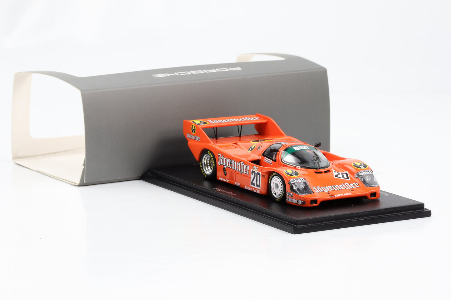 1:43 Porsche 956 Jägermeister Vencedor DRM Norisring 1985 Bellof Spark