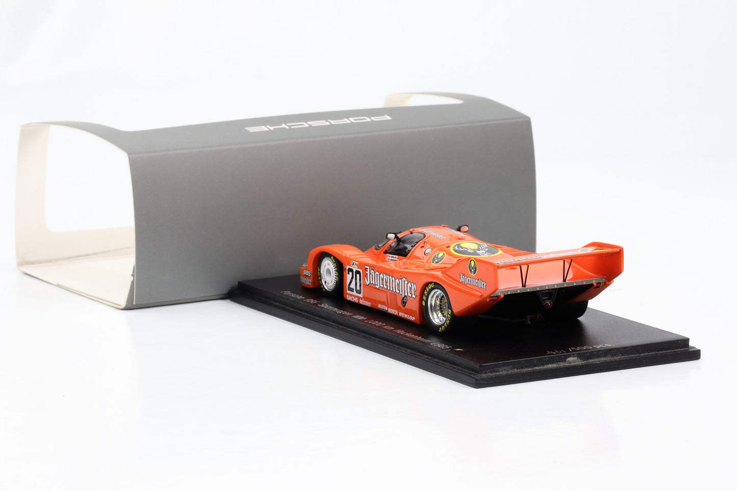 1:43 Porsche 956 Jägermeister WM 1000 Km Hockenheim Brun Berger 1985 Spark