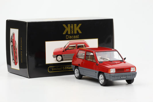 1:18 KK-Scale Fiat Panda 30 1980 rot die tolle Kiste Modellauto 180521