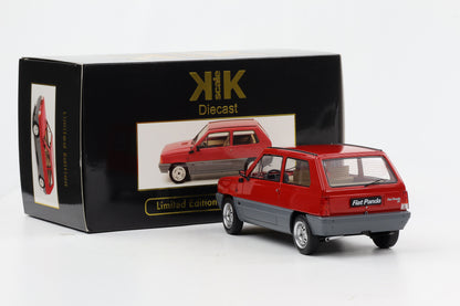 1:18 KK-Scale Fiat Panda 30 1980 rot die tolle Kiste Modellauto 180521