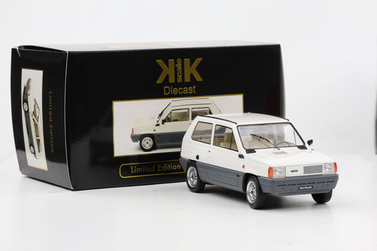 1:18 KK-Scale Fiat Panda 45 1980 weiss die tolle Kiste Modellauto 180522