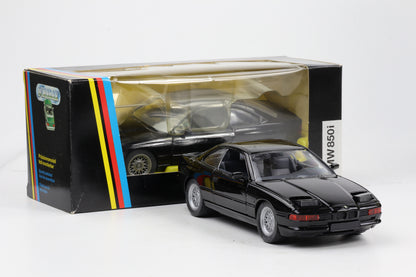 1:24 Schabak BMW 850i E31 1990 Modellauto schwarz No.1630