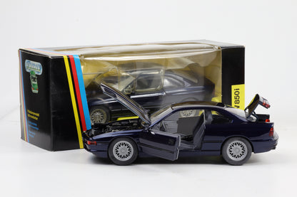1:24 Schabak BMW 850i E31 1990 Modellauto dunkelblau metallic No.1630