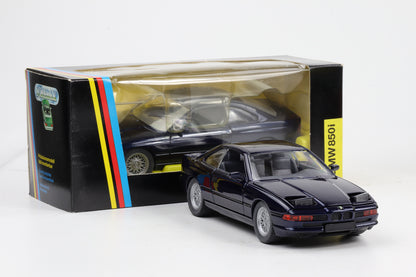 1:24 Schabak BMW 850i E31 1990 Modellauto dunkelblau metallic No.1630