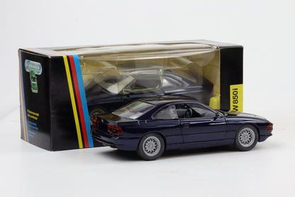 1:24 Schabak BMW 850i E31 1990 Modellauto dunkelblau metallic No.1630