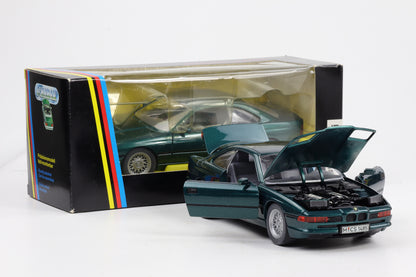 1:24 Schabak BMW 850i E31 1990 Modellauto dunkelgrün metallic  No.1630