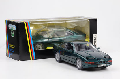 1:24 Schabak BMW 850i E31 1990 Modellauto dunkelgrün metallic  No.1630