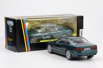 1:24 Schabak BMW 850i E31 1990 Modellauto dunkelgrün metallic  No.1630
