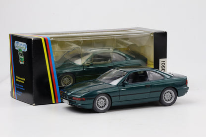 1:24 Schabak BMW 850i E31 1990 Modellauto dunkelgrün metallic  No.1630