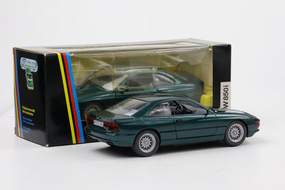 1:24 Schabak BMW 850i E31 1990 Modellauto dunkelgrün metallic  No.1630