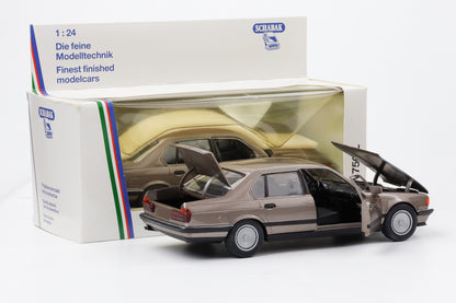 1:24 Schabak BMW 750iL E32 1999 Modellauto light brown metallic No.1620