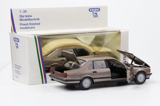 1:24 Schabak BMW 750iL E32 1999 Modellauto light brown metallic No.1620